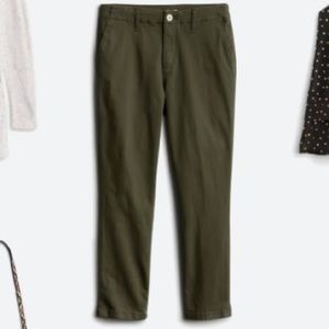 StitchFix STS Blue Cropped Trouser in Olive Sz 30